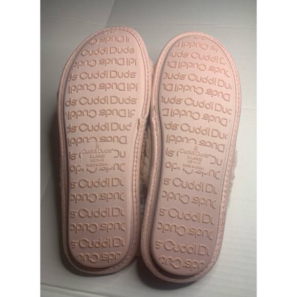 CUDDL DUDS Women’s Comfort Code Slippers  Dusty Pink  XL (Shoe sizes 11-12) - Picture 13 of 15